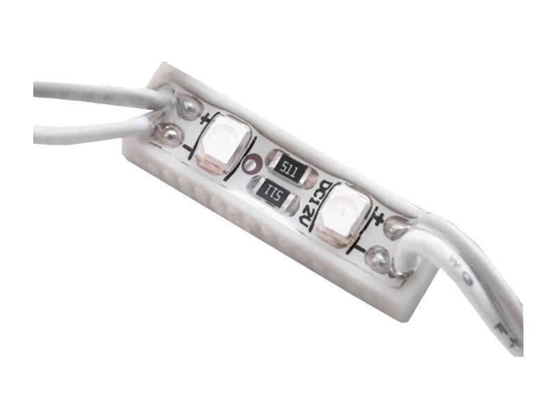 Модуль светодиодный LEDUA 2835-2smd 12V IP65 Зеленый (1553)