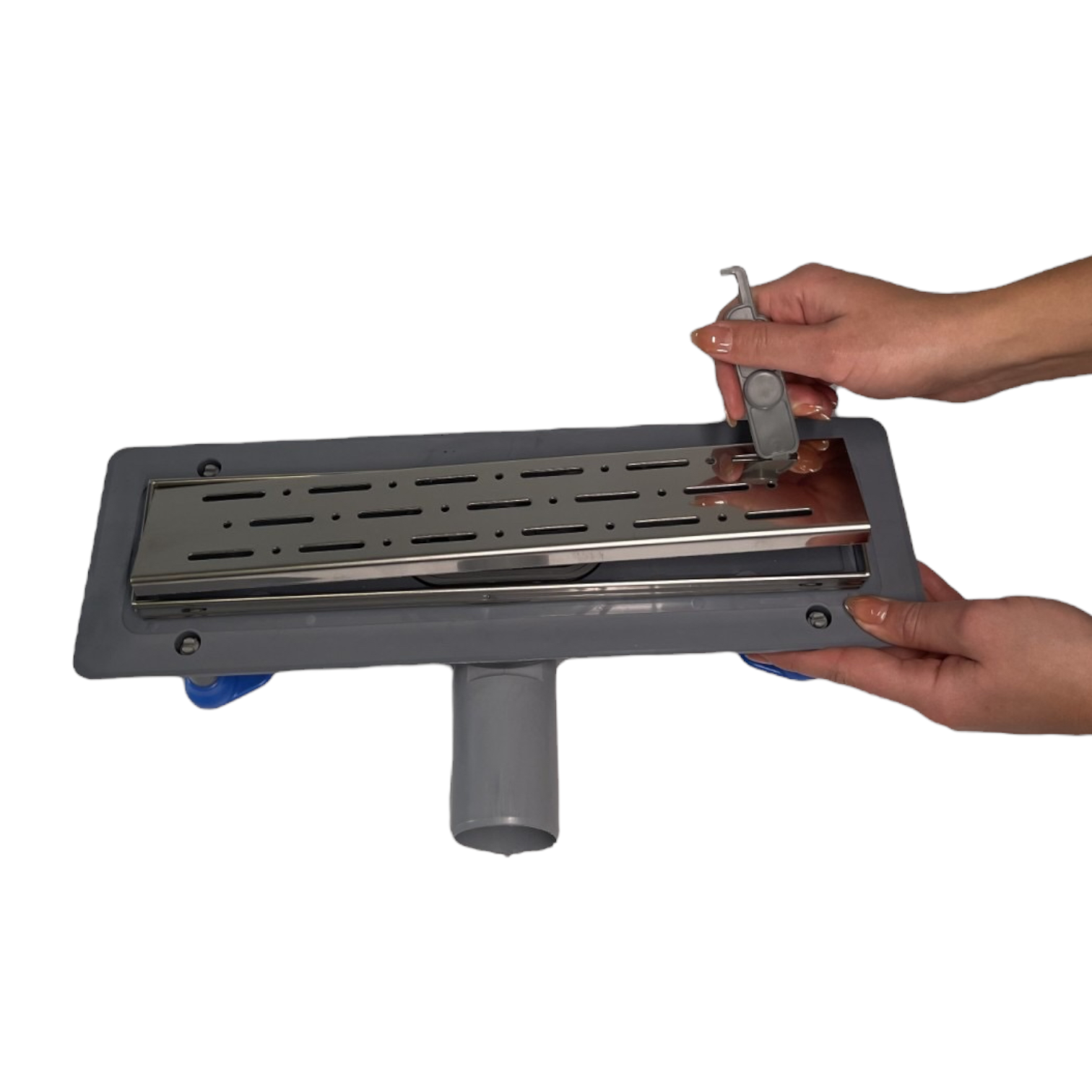 Трап зливний для душу з горизонтальним виходом та сухим затвором 33 см (4024.0Y050K.033.1) - фото 6