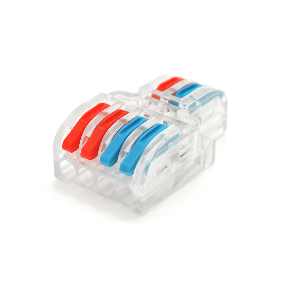 Колодка клемна VOLTRONIC LT-422 2х4 прозора (21736)