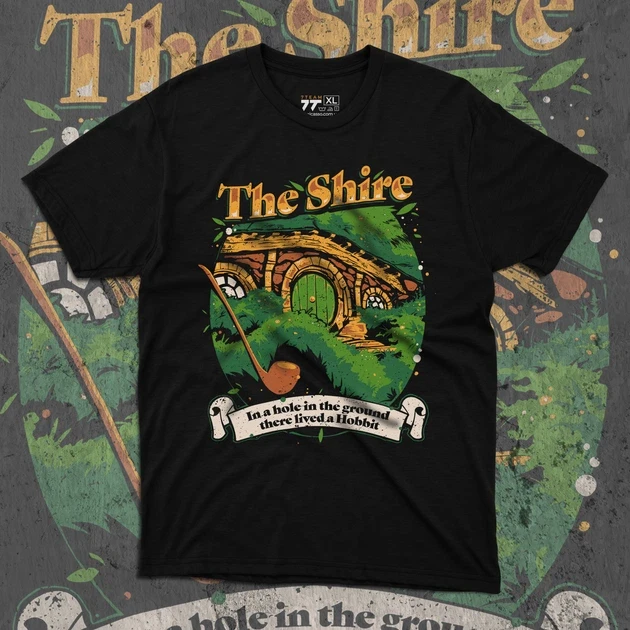 Футболка мужская с принтом LOTR The Shire р. 48 (2896479288)