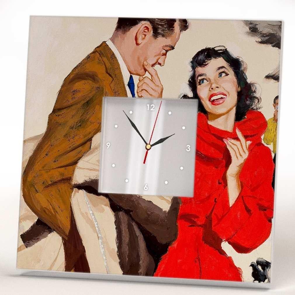 Часы настенные WonderCloud хохотушка 260x260 мм (C00021)