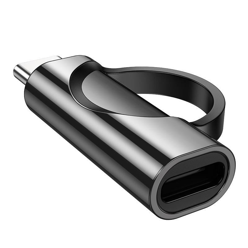 Переходник Hoco UA32A Lightning-Type-C 60W Black (ad3473dc) - фото 3