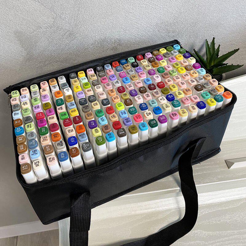 Набор Скетч маркеров Touch KIKYOU двухсторонние 200 шт Набор Скетч маркеров Touch KIKYOU двухсторонние 200 шт