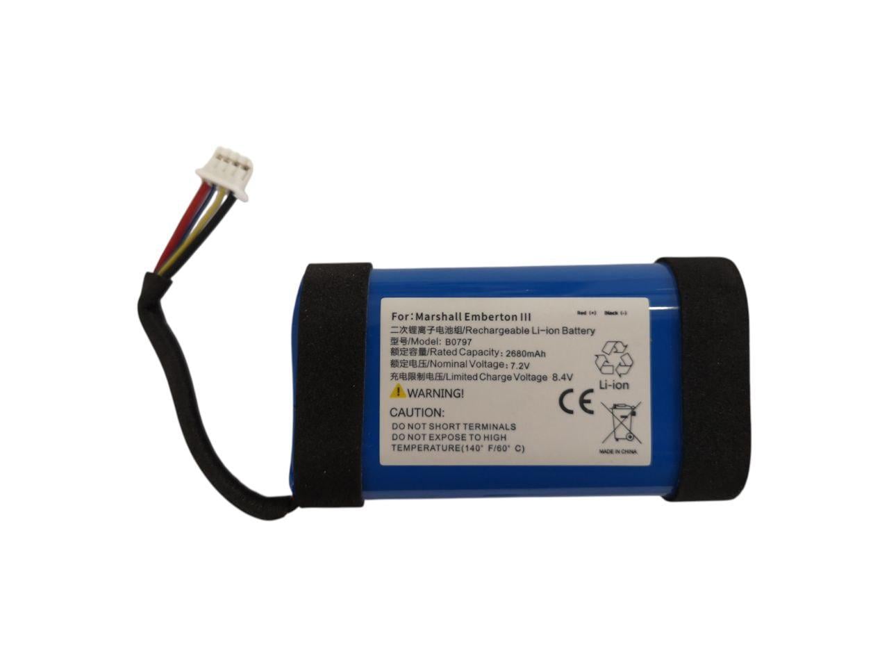 Аккумулятор для Marshall Emberton 3 III 3Gen B0797 2680 mAh (33385044)