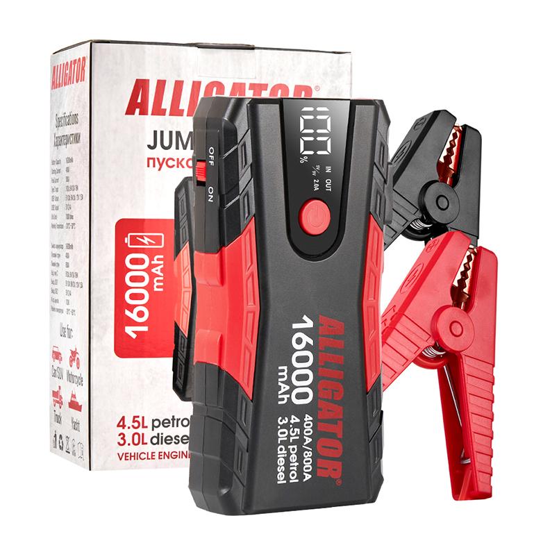 Пусковий пристрій Alligator JS840 Jump Starter 400 A/800 A 16000 mAh (12600357) - фото 5