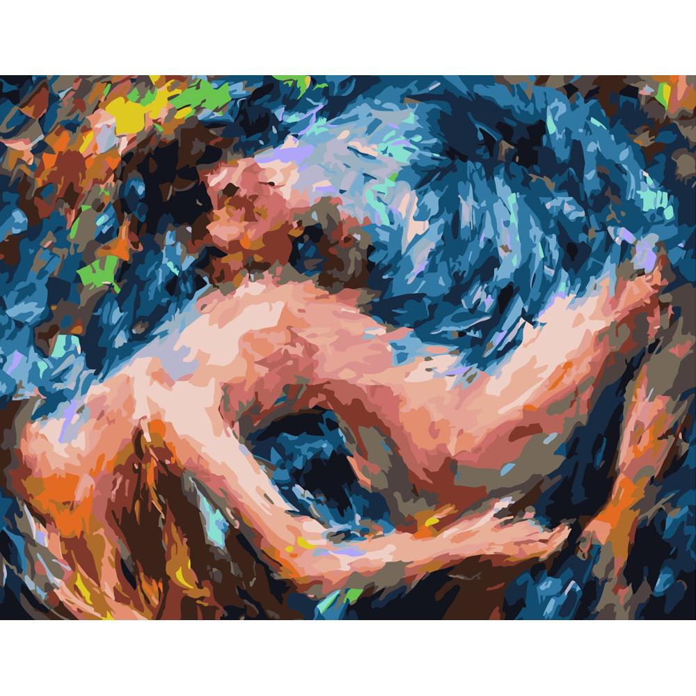 Картина по номерам Strateg Премиум Палка страсть 40x50 см (GS401)