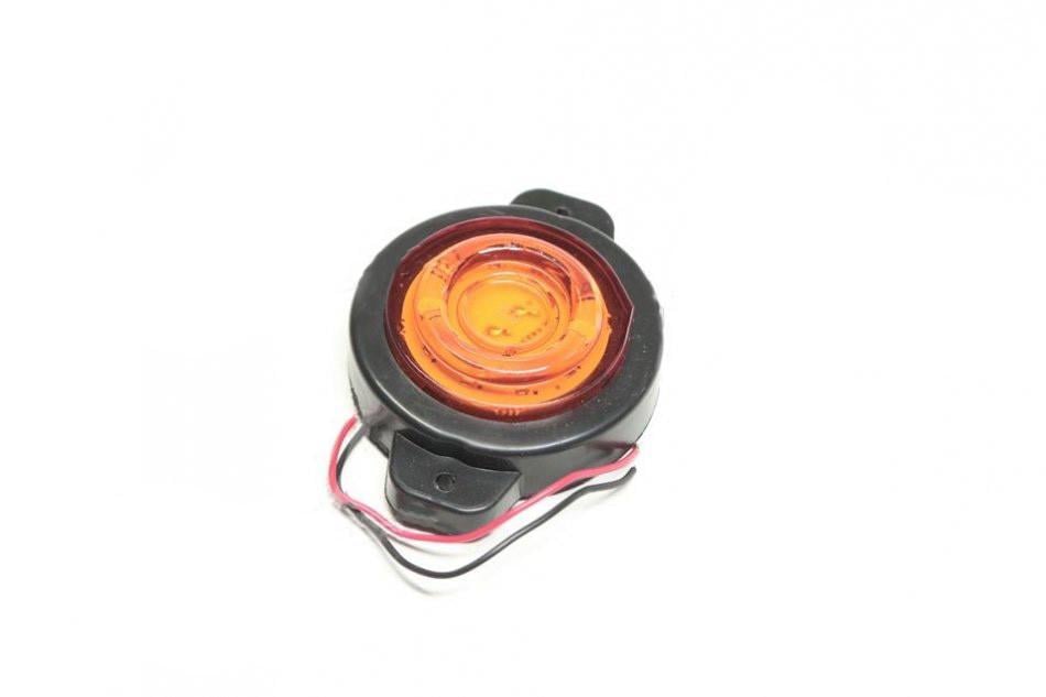 Ліхтар габаритний універсальний Tempest LED круглий 24V Жовтий (TP02-55-101)