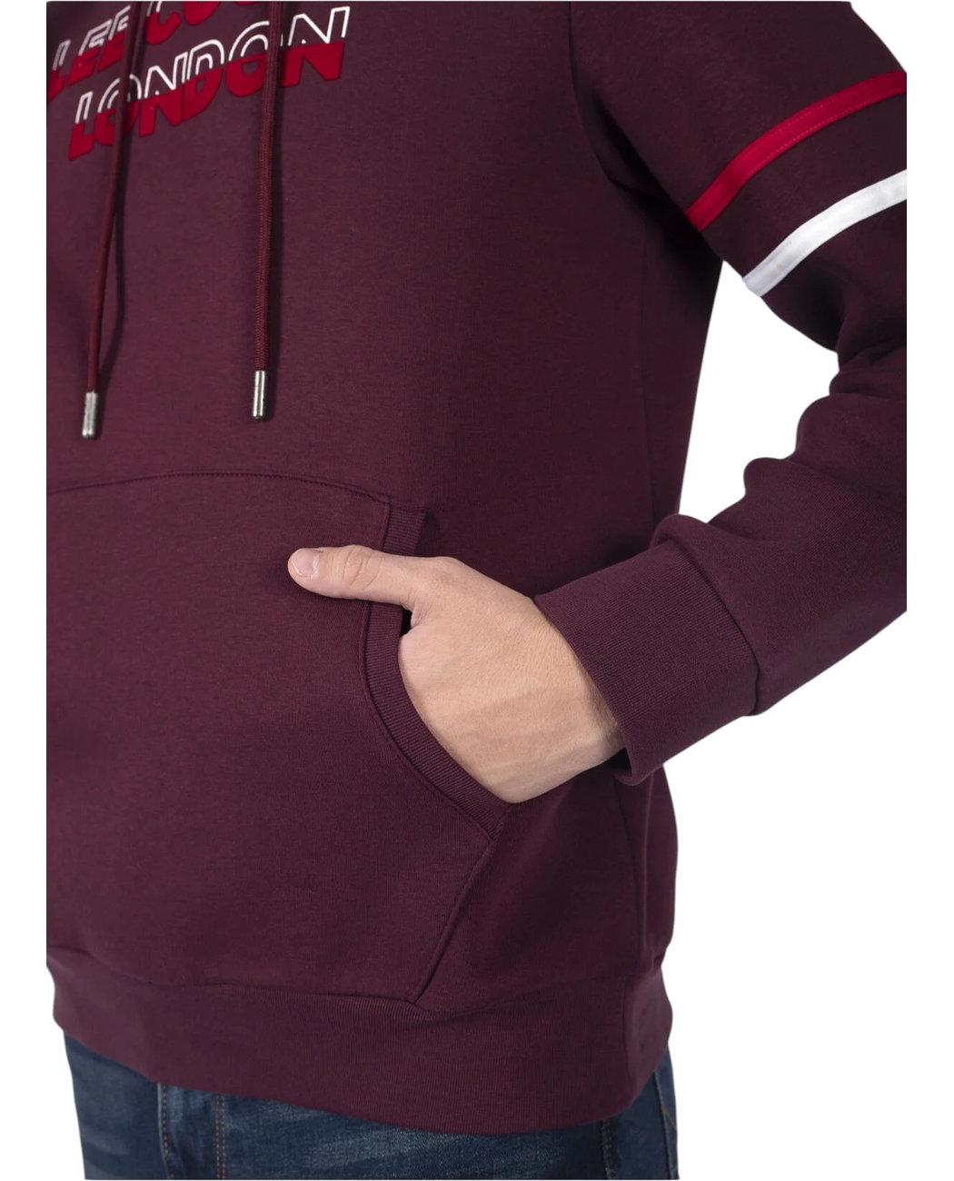 Худі чоловіче Lee Cooper Athel 241LCM241004.4201 XL Бордовий (8682272500321) - фото 2