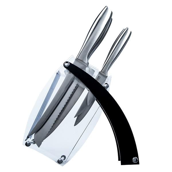 Набор кухонных ножей Vinzer Razor 9 пр. (50112) - фото 4