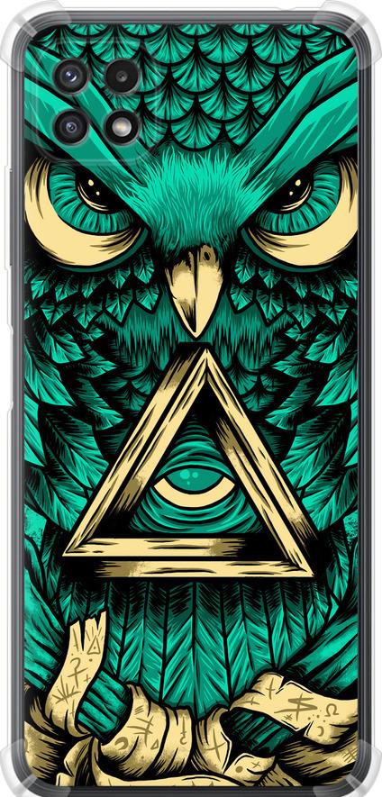 Чехол на Samsung Galaxy A22 5G A226B Сова Арт-тату (3971sp-2581-42517) Чехол на Samsung Galaxy A22 5G A226B Сова Арт-тату (3971sp-2581-42517)