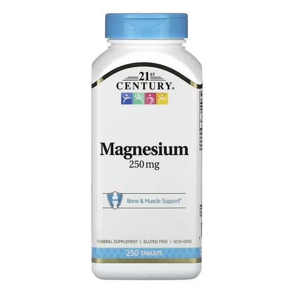 Микроэлемент Магний 21st Century Magnesium 250 мг 250 табл. (000023114)
