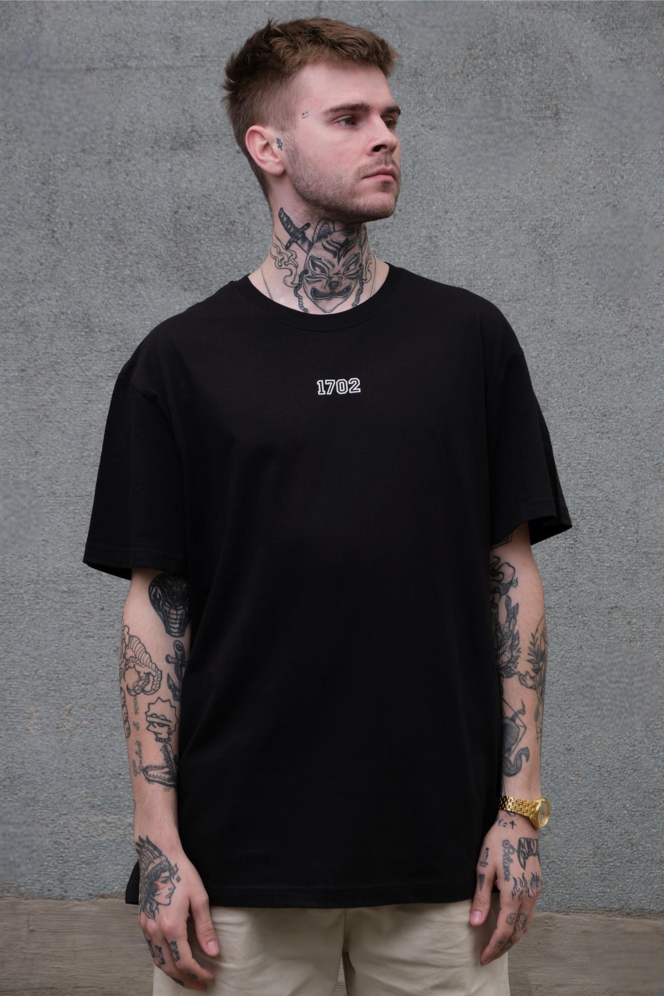 Футболка чоловіча Without Streetwear з принтом оверсайз S/M Black (S8049274) - фото 3 Футболка чоловіча Without Streetwear з принтом оверсайз S/M Black (S8049274) - фото 3