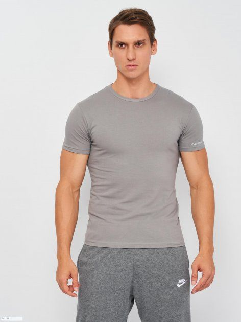 Футболка мужская Kappa T-shirt Mezza Manica Girocollo 2XL Серый (K1304 GrigioUnito 2XL)