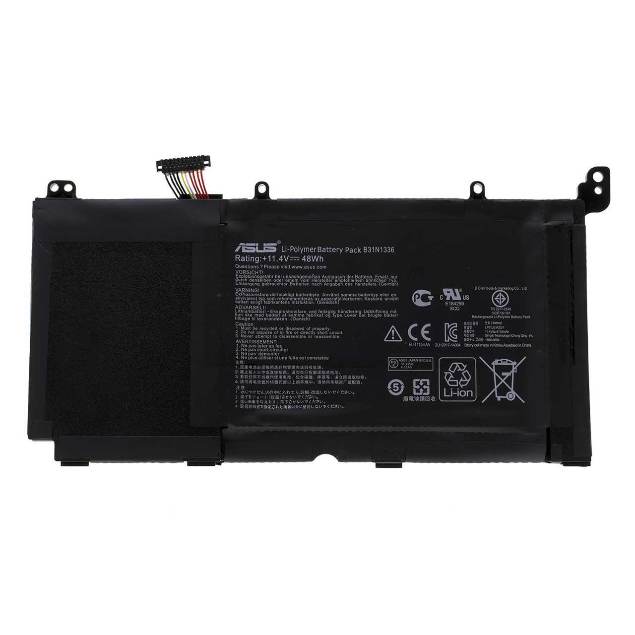 Аккумулятор для ноутбука Asus B31N1336 4400 mAh 108V 48 Wh