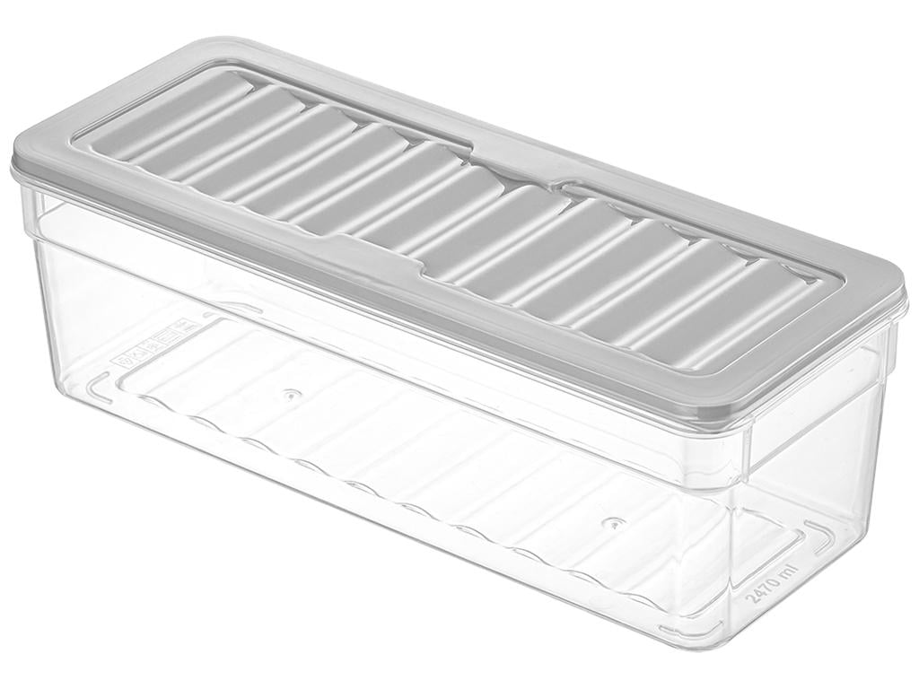 Контейнер прямоугольный Idea Home 00985 Deep Fresh Box MIX 2,47 л Серый (MLM-00985) Контейнер прямоугольный Idea Home 00985 Deep Fresh Box MIX 2,47 л Серый (MLM-00985)