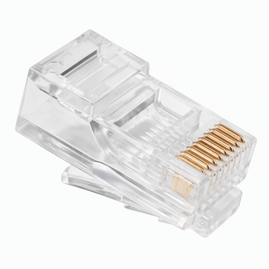 Коннектор Ritar PREMIUM RJ-45 8P8C UTP Cat.5 для обжима витого пара 100 шт. (32534407)