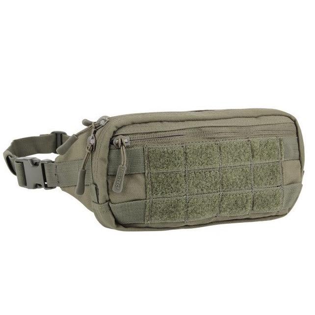 Сумка на пояс Mil-Tec Fanny Pack Molle 235х60х120 мм Olive (13512501)
