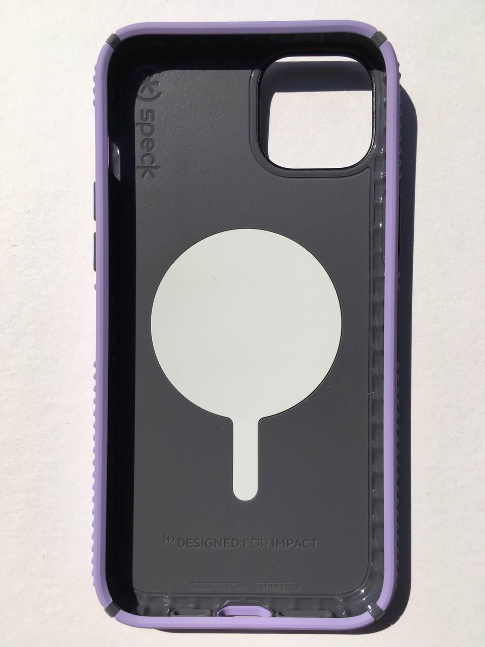 Чехол противоударный Speck Presidio2 Grip Magsafe 150117-9979 для Iphone 14 Plus/15 Plus (6.7") Purple - фото 3