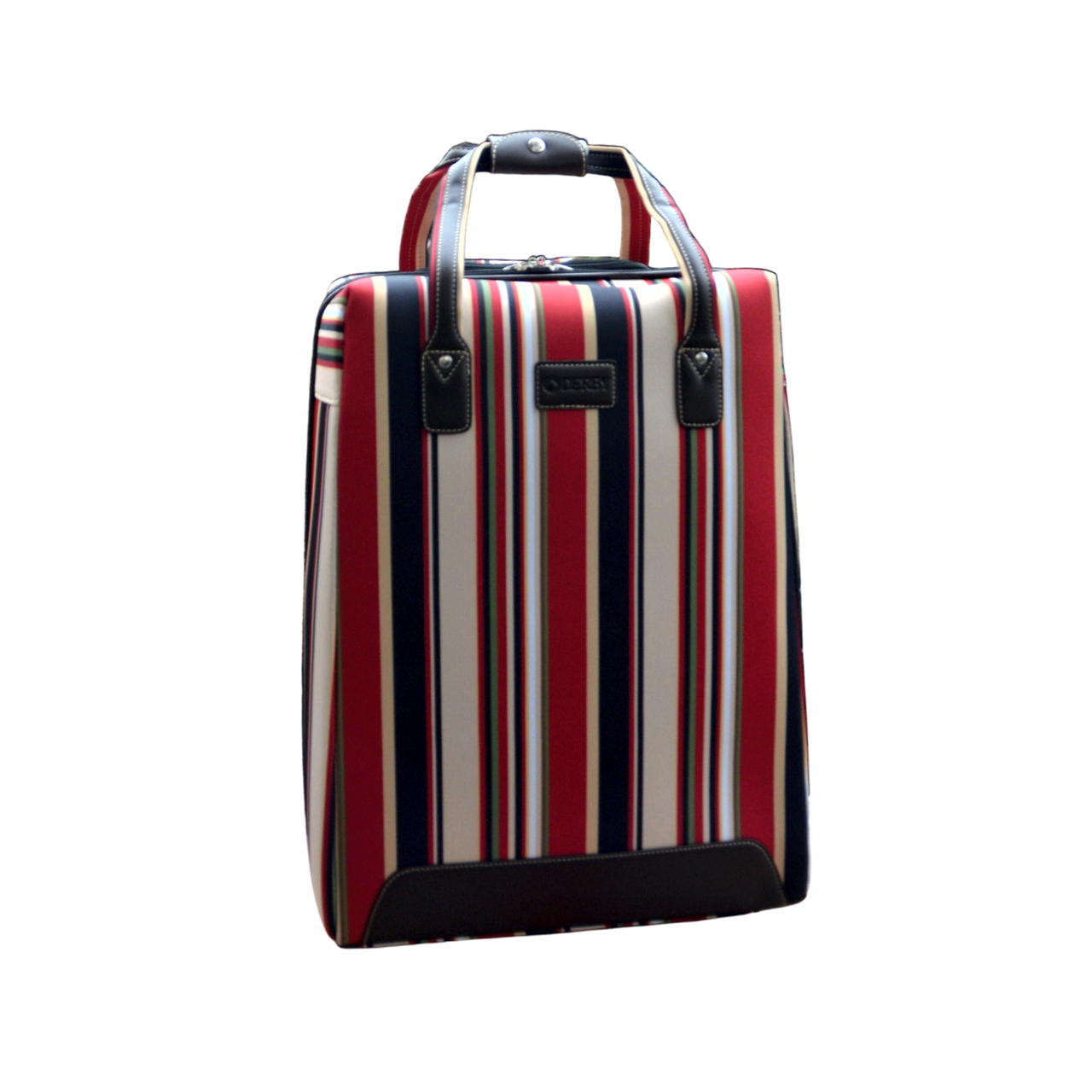 Валіза ручна поклажа Derby 092402-L lines 2 колеса текстильна (2447983476) - фото 9