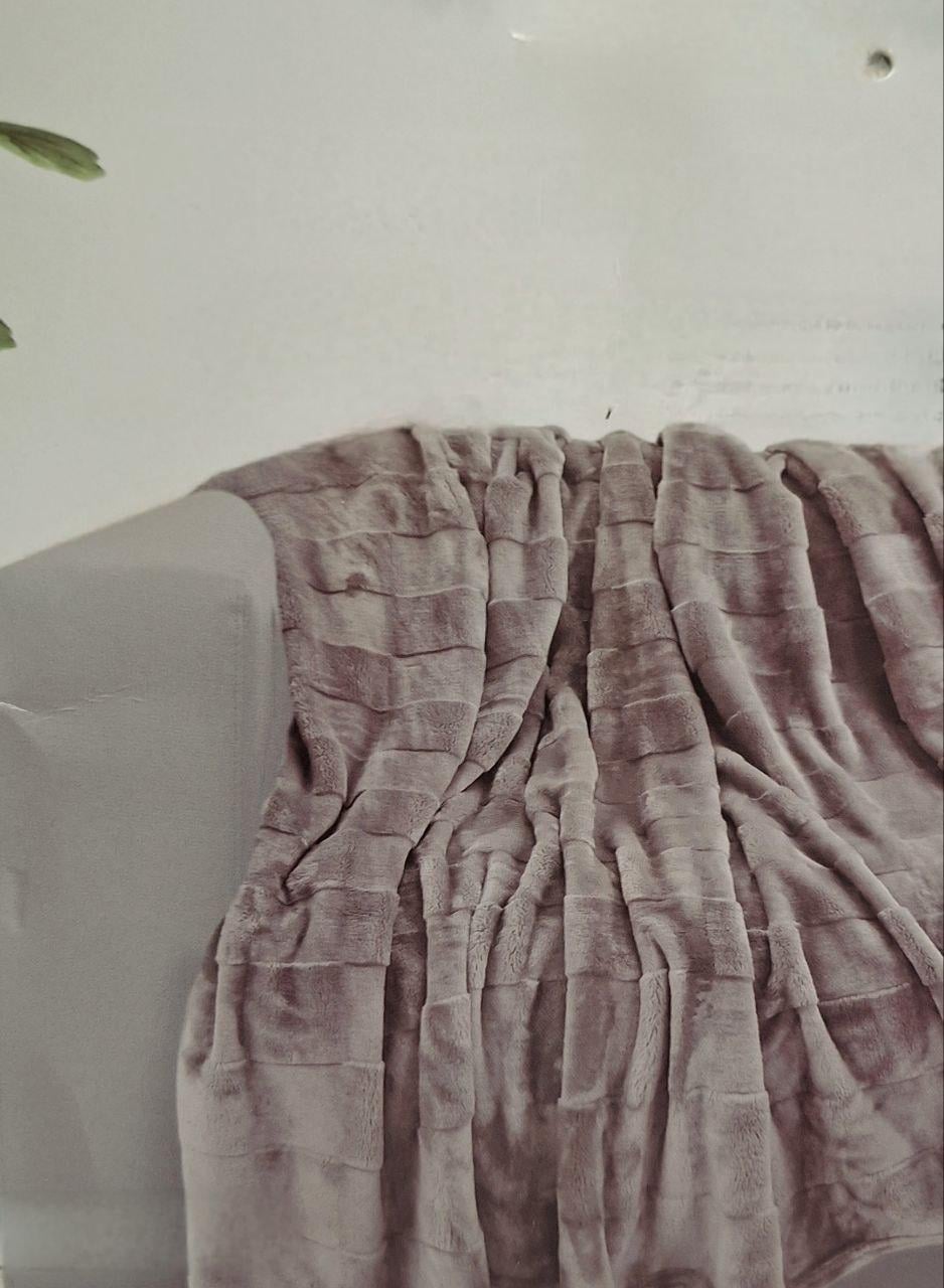 Плед флісовий Flannel Blanket 150х200 см Капучино (2263)