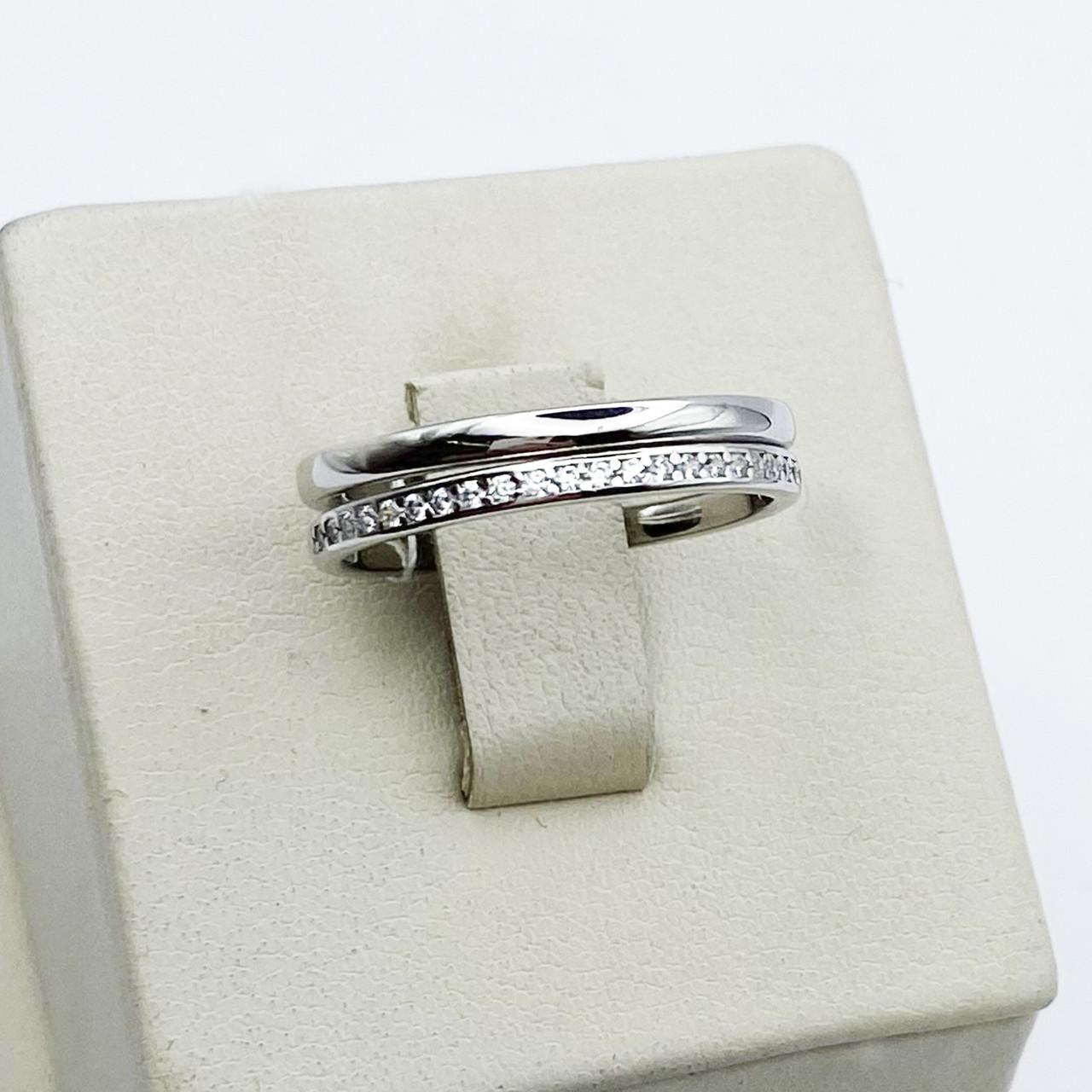 Кольцо серебряное Дорожка с кубическим цирконием р. 17 3,05 г (1880202811)