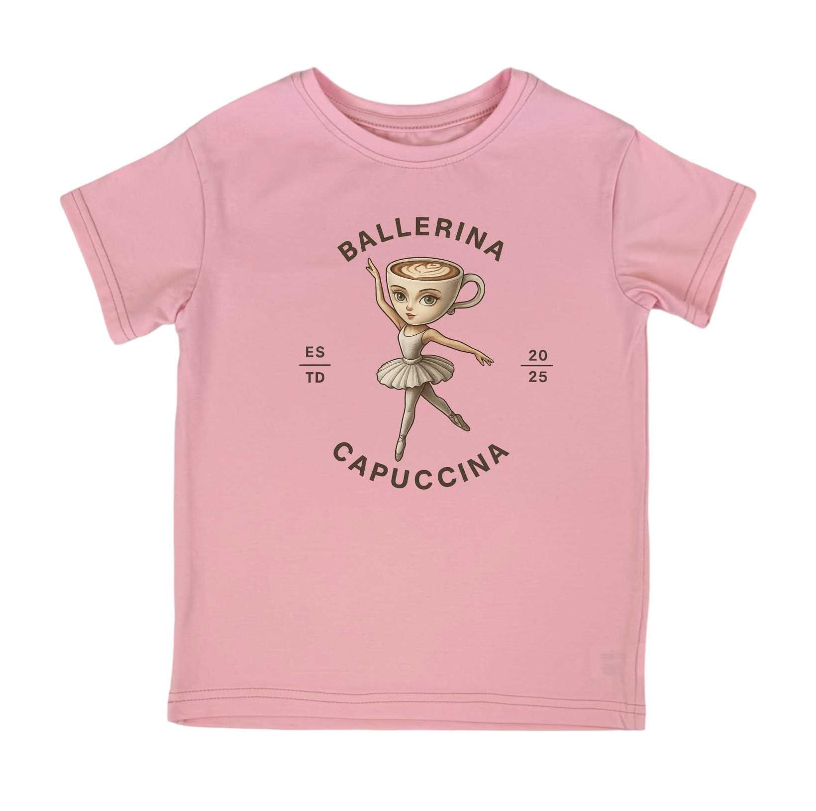 Футболка TM Spinogriz СПИ2025 "Ballerina Capuccina" 134 см Рожевий (27054918)