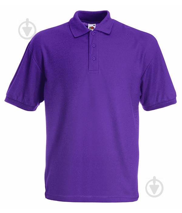 Поло Fruit of the Loom 65/35 152 см Фиолетовый (0634170PE152)
