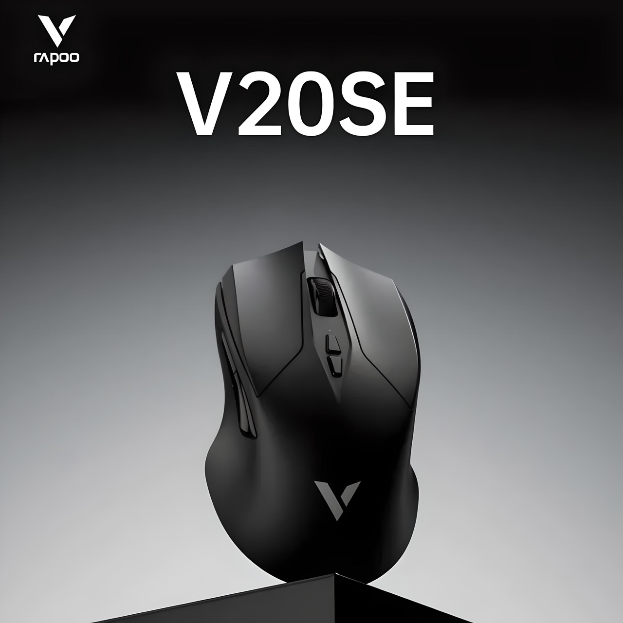 Мышь игровая RAPOO V20 SE с комбинированным подключением/аккумулятором 12000 DPI Черный (2584064278) - фото 2