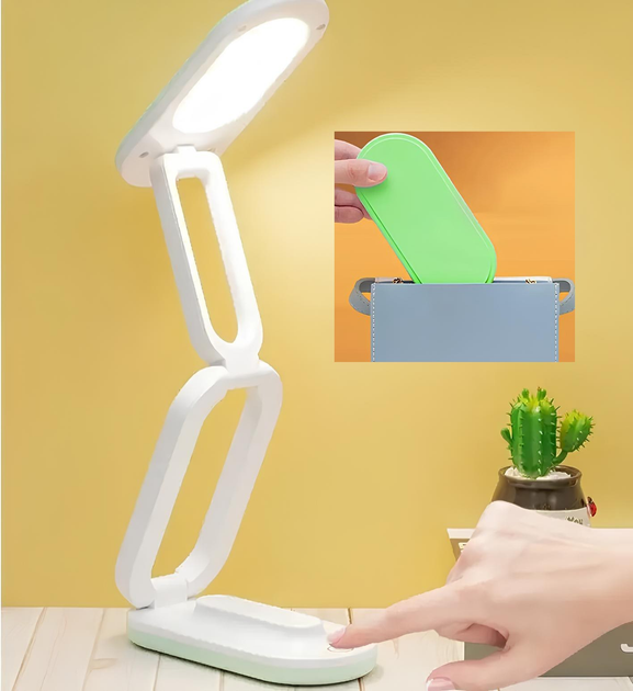 Лампа портативна акумуляторна Tiross TS2230 2,5 Вт 190 лм сенсорне керування 1500 мАг Зелений - фото 2 Лампа портативна акумуляторна Tiross TS2230 2,5 Вт 190 лм сенсорне керування 1500 мАг Зелений - фото 2