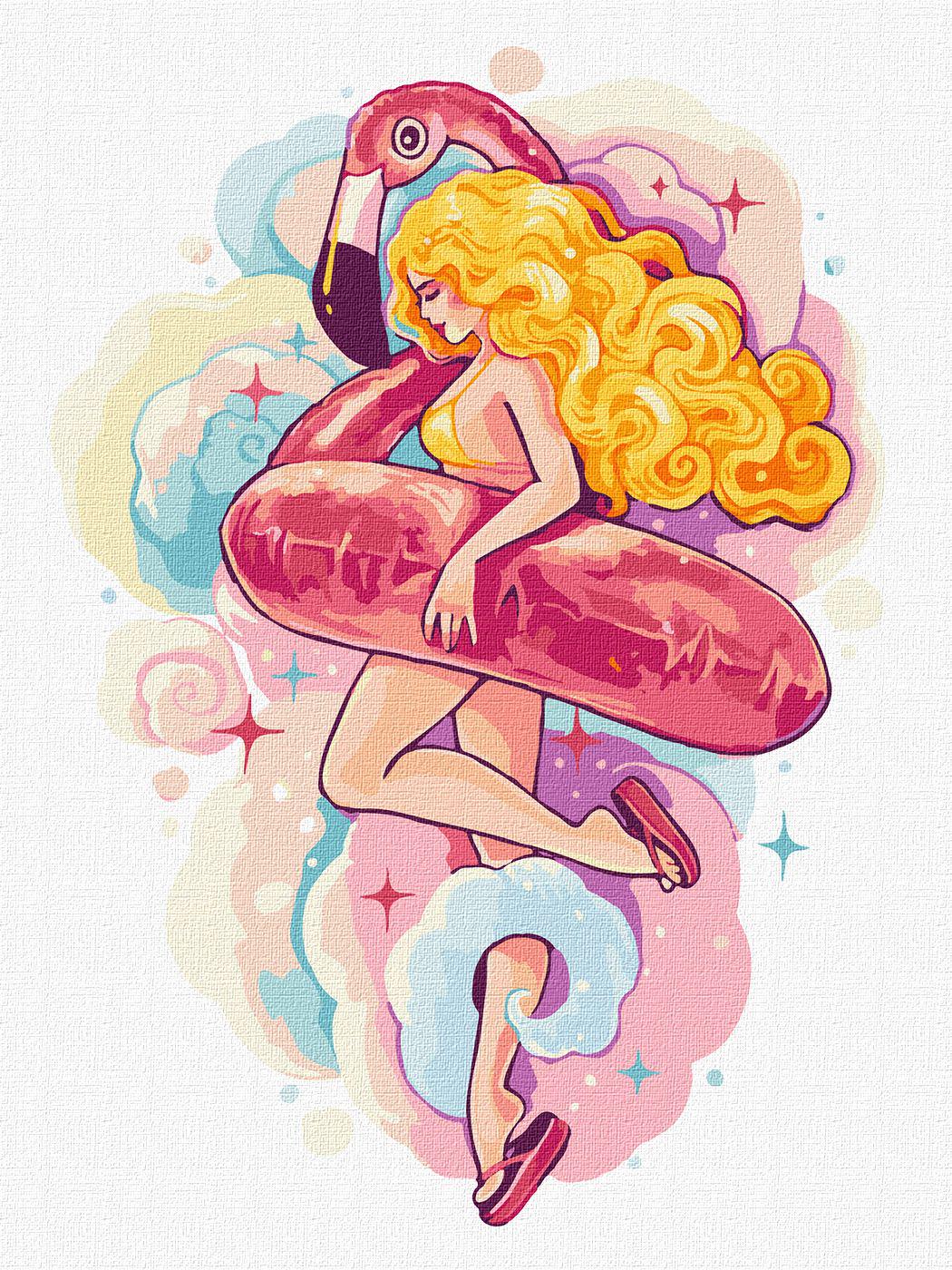 Картина по номерам Идейка Пляжный сезон 30х40 см (Id-KHO5101)