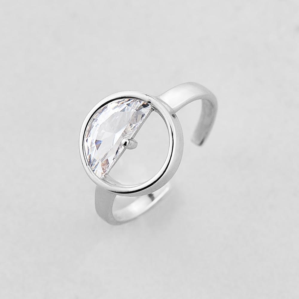 Кольцо Изящный Горизонт (11127р-white/ВС-416р)