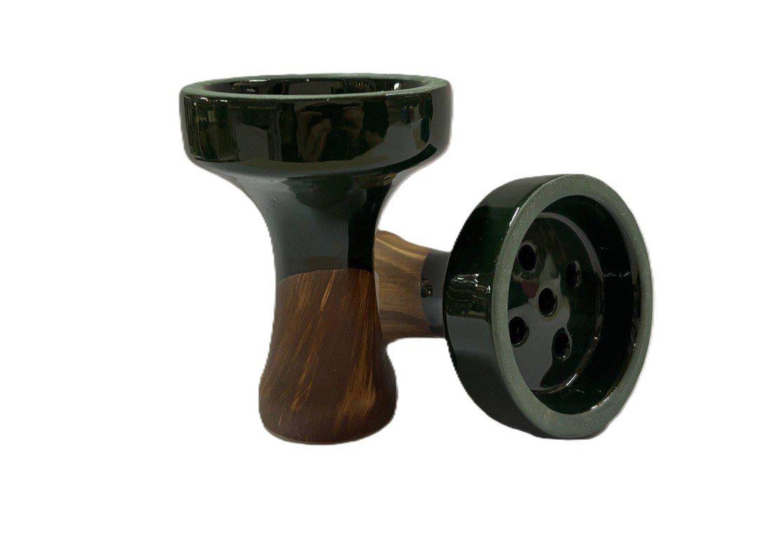 Чаша для кальяна Overcup Killa глина с глазурью 9,5 см Green (23391)