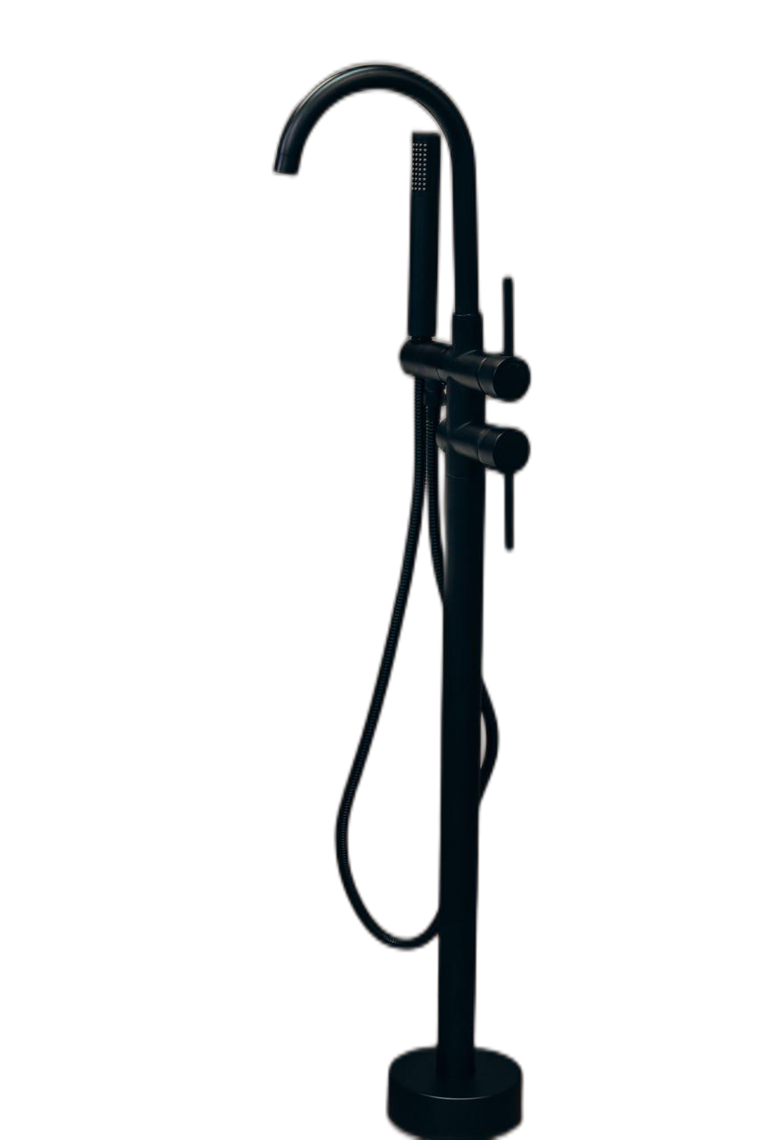 Смеситель напольный Brone Fantasia Neo отдельностоящий Matt black
