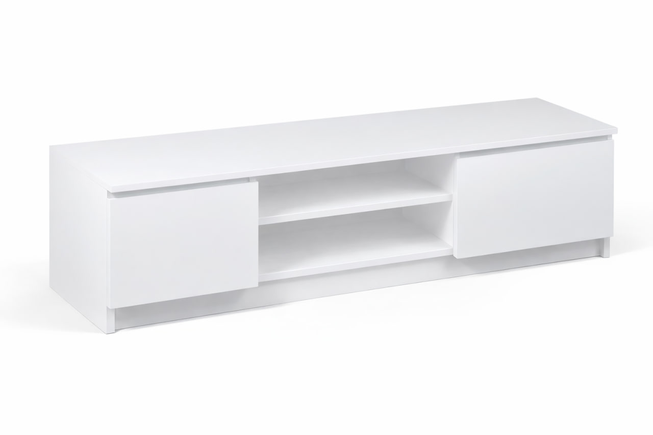 Тумба для телевизора Mebel Service Бруклин 160,4х40х33 см Белый (33095230)