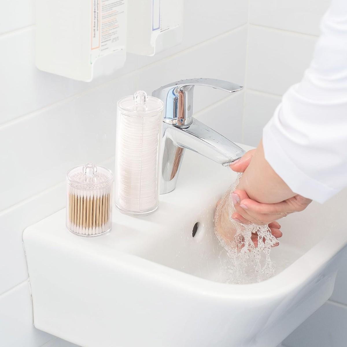 Набор органайзеров для ватных палочек и дисков Multifunctional storage box 3 шт. (R10250) - фото 4