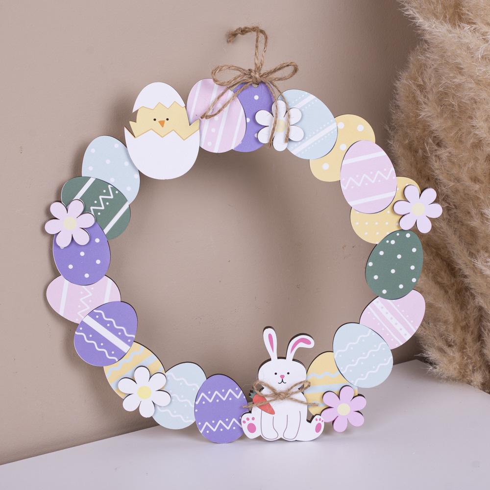 Підвіска вінок із яєць 33 см (5557)