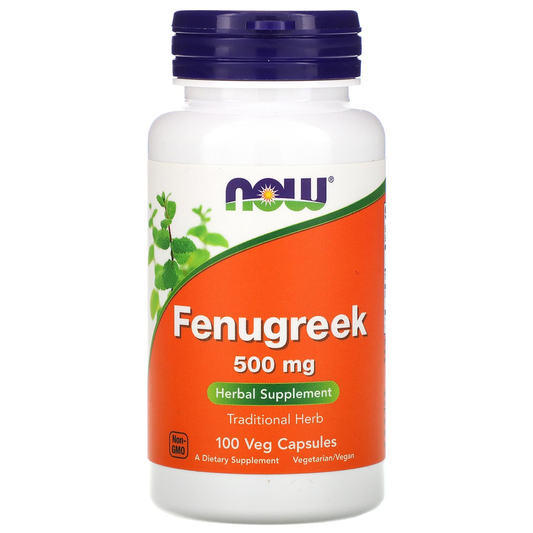 Натуральная добавка Fenugreek 500 mg 100 vcaps (2022-10-0707)