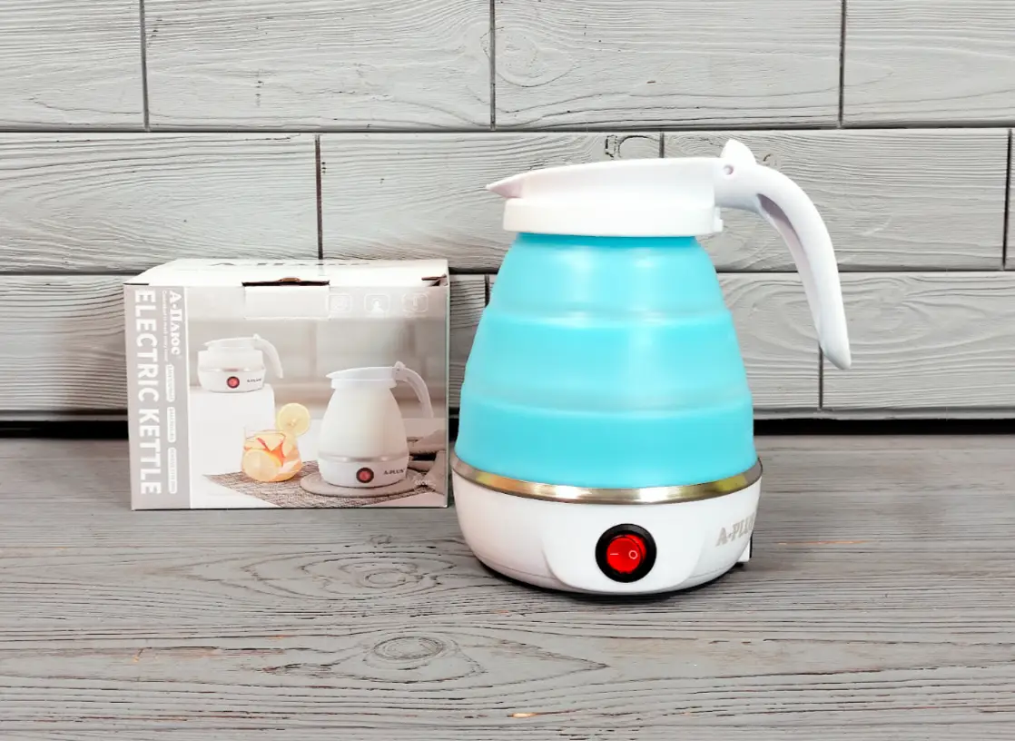 Електрочайник дорожній 600 мл (SUNROZ Foldable Kettle 2)