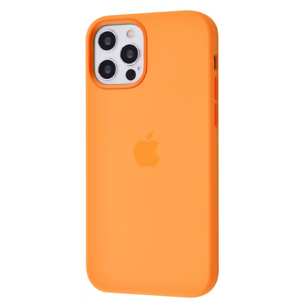 Чохол PRC Silicone case With Magsafe для iPhone 12 Pro Max Kumquat