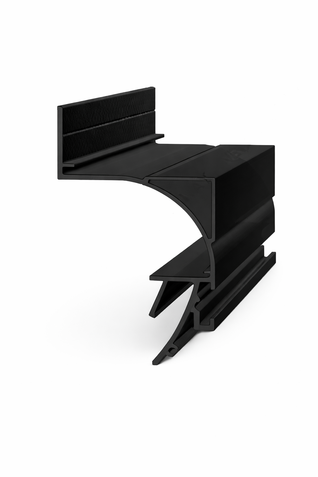 Профиль парящий ArtLine для натяжных потолков Черный (25.1762_Ч)