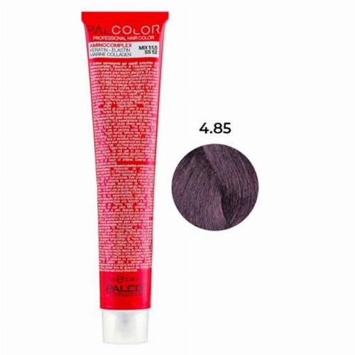 Крем-краска для волос PALCO с комплексом аминокислот 4.85 светло-средний горячий IRISE шоколадный фондент (2516552875)