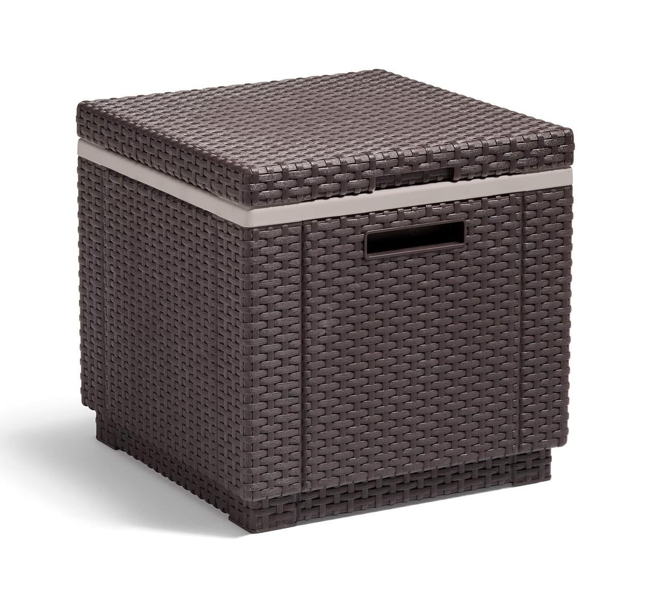 Стол-бар с термоизоляцией Keter Ice Cube 72 л 42х42х41 см Коричневый (CNT00012539)