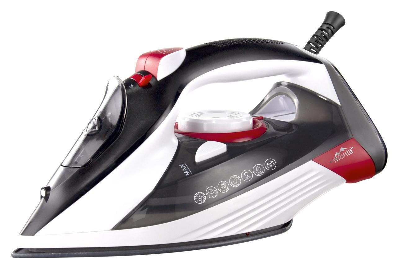 Утюг Monte MT-1522 3000 Вт с керамической подошвой вертикальное отпаривание автоотключение