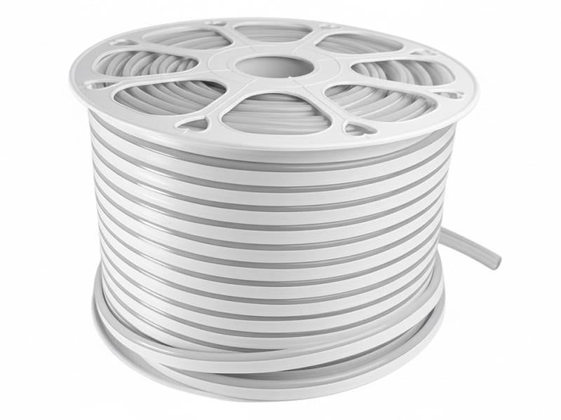 Светодиодный неон 1 м LEDUA SMD2835 120 LED 13.6х7.3 мм 220В 9.6Вт IP65 холодный белый (1777)