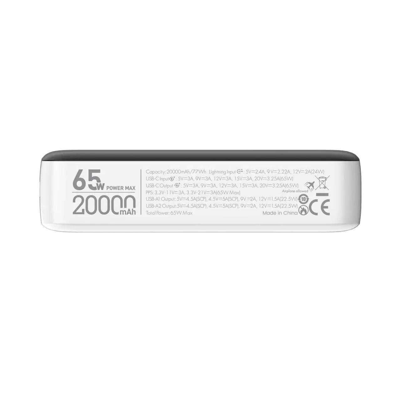 Повербанк LDNIO PQ27 для ноутбука PD QC 20000 mAh 65W (23132843) - фото 3