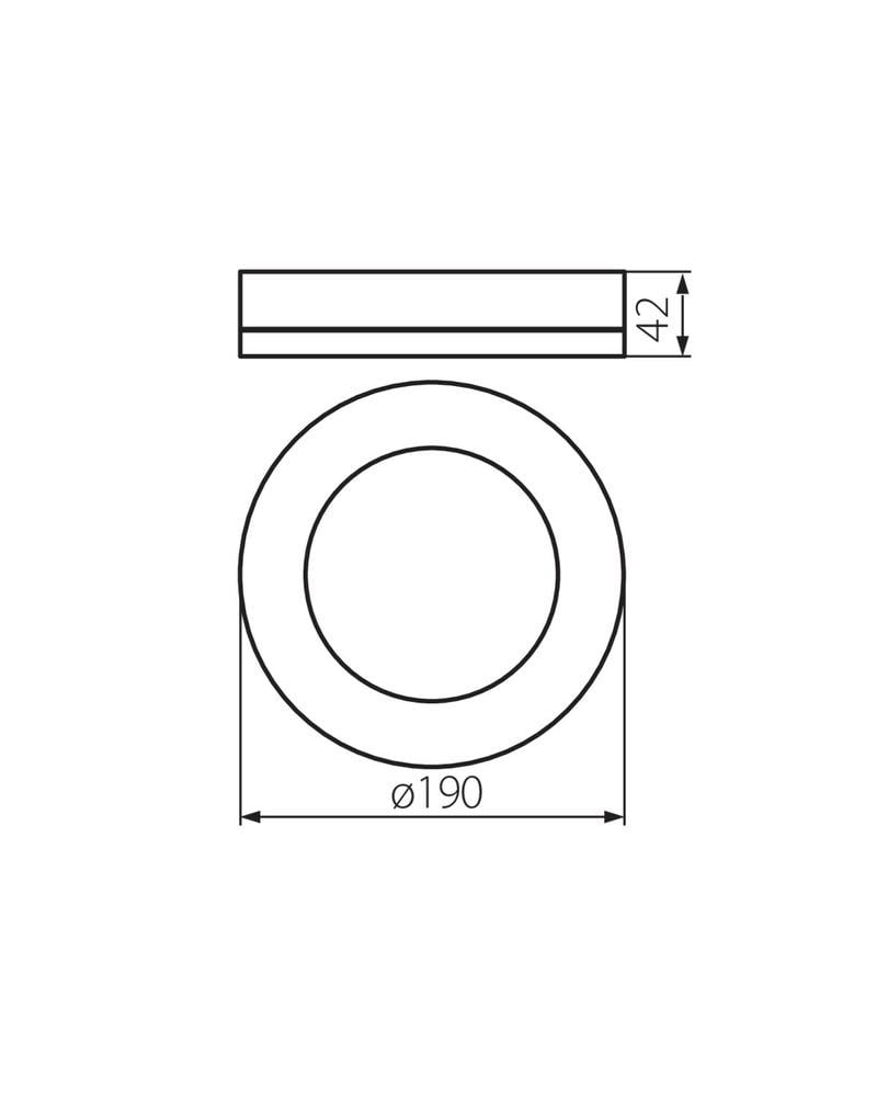 Потолочный светильник Kanlux 31490 Tura LED 1x15W 4000K 1125Lm IP65 Bk (18239399) - фото 5