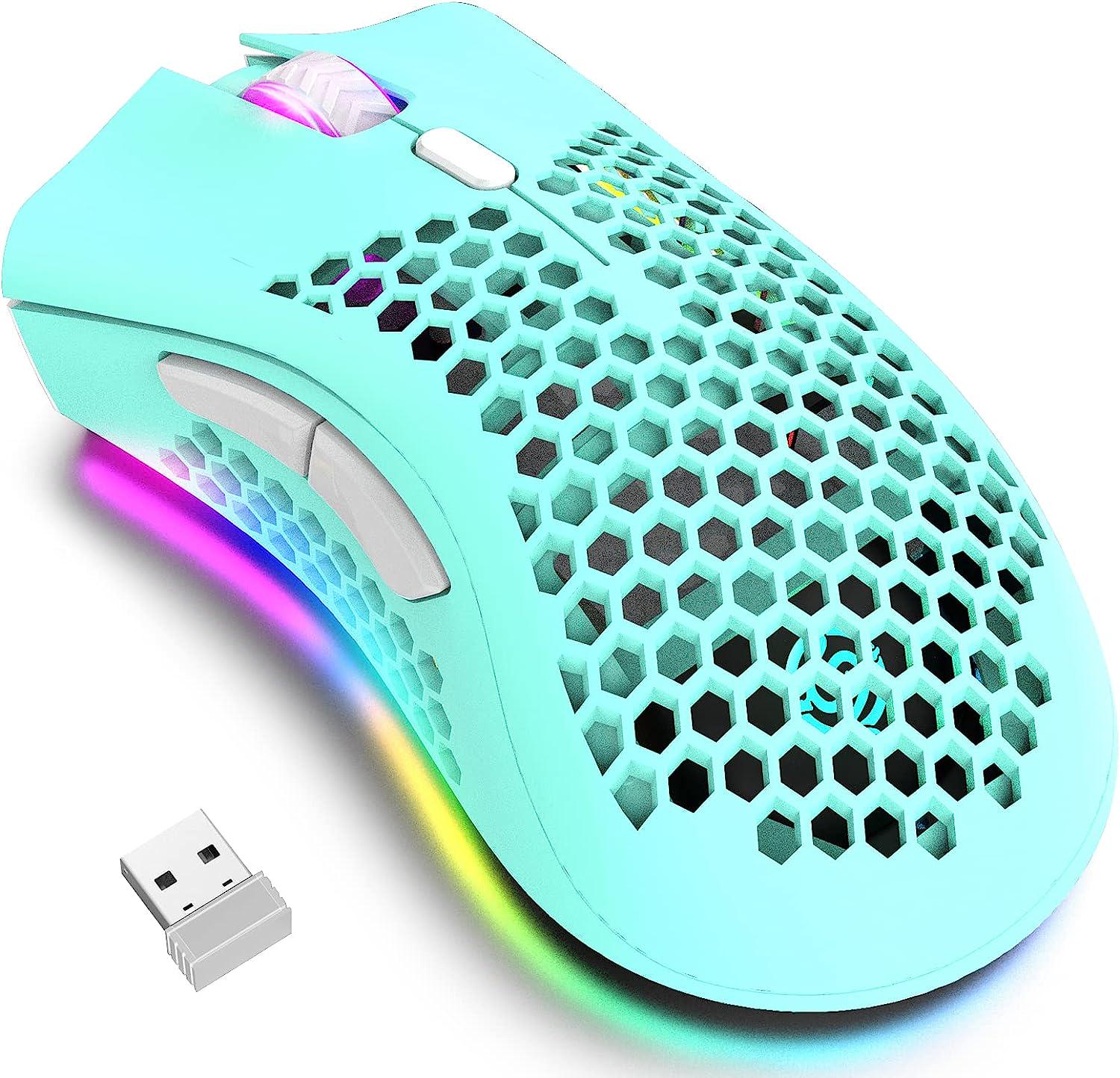 Компьютерная мышка K-snake BM 600 с RGB подсветкой Голубой (1896462817)