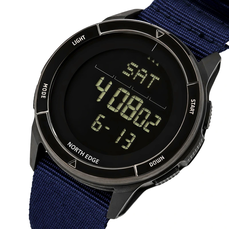 Наручний годинник North Edge Alps Special Blue з компасом 2 ремінці (62205)