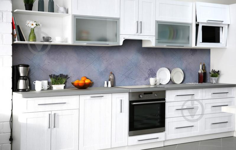 Скинали на кухню Zatarga «Царапины на льду» 600х3000 мм виниловая 3Д наклейка кухонный фартук самоклеящаяся