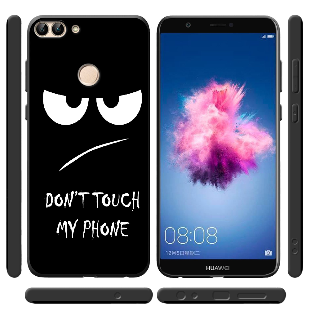 Чехол Boxface Huawei P Smart Don't Touch my Phone Черный силикон (32669-up535-41523) - фото 2